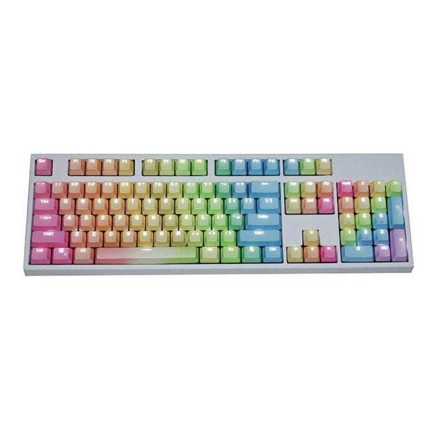 Superper Multicolor Design 104Pcs PBT Backlight Color Matching Typing Gaming Keycaps Set Replacement Accessories for Mechanical Keyboard Dark Blue Superper Multicolor Design 104Pcs PBT Backlight Color Matching Typing Gaming Keycaps Set Replacement Accessories for Mechanical Keyboard Dark Blue